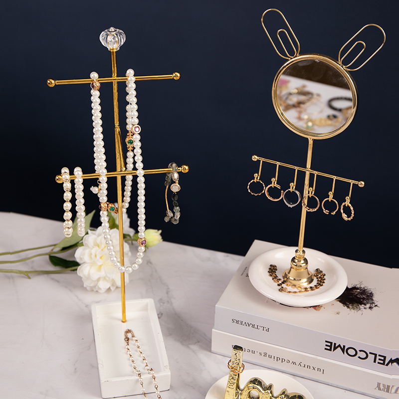 Kundengebundener Metallkaninchen-Ohr-Rahmen-Halsketten-Armband-Schmuck-Rahmen