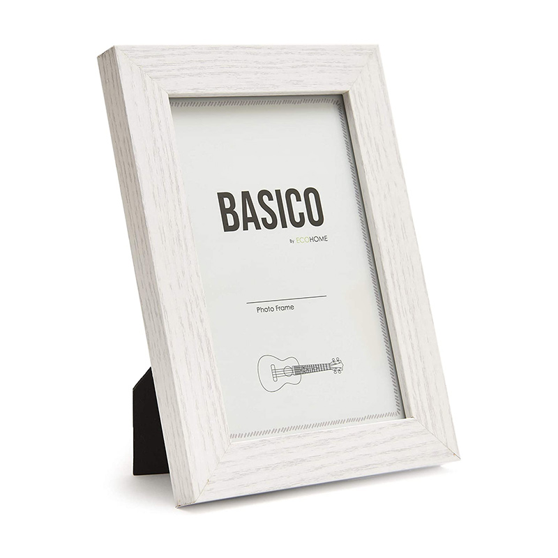 Weißer quadratischer Fotorahmen